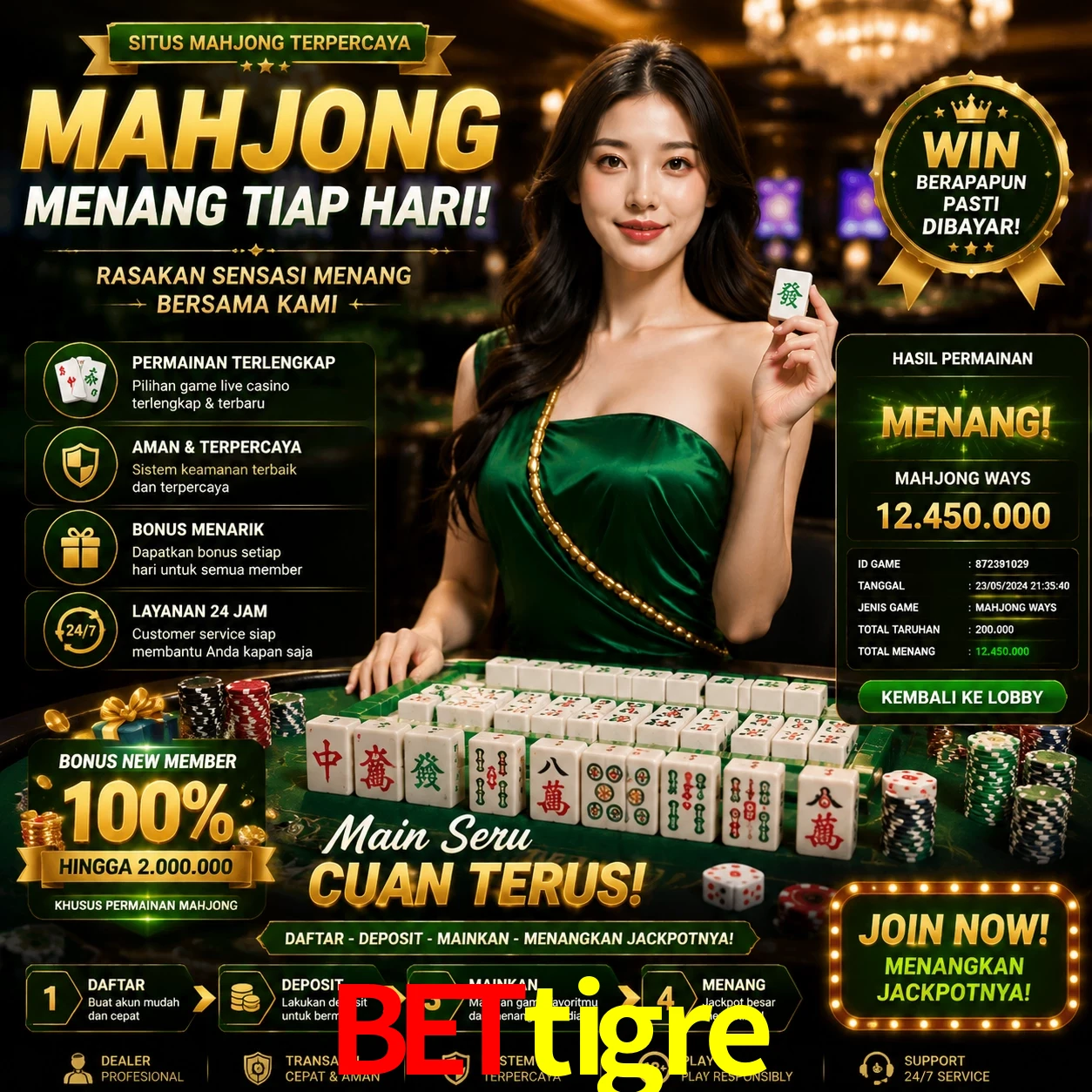 Cashback VIP bettigre - reembolso semanal